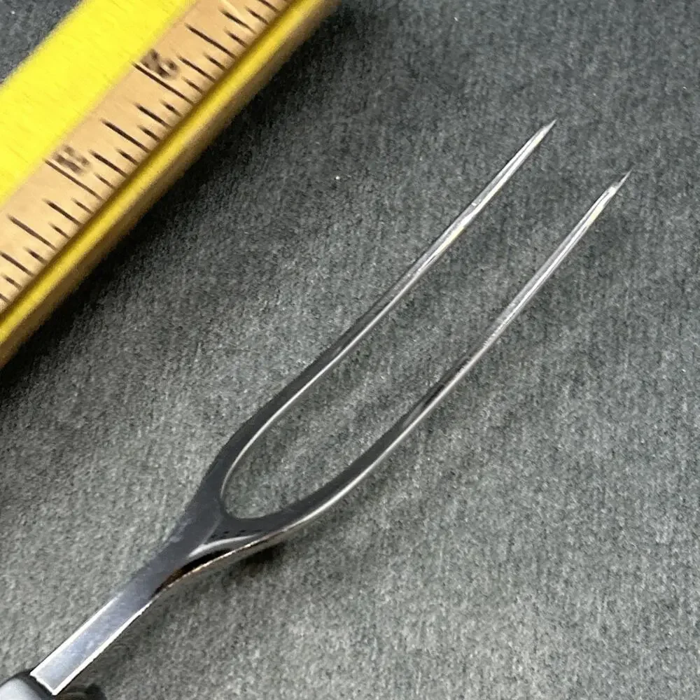 Vintage Gerber Siegfried Carving Fork Stainless Steel 2 Prong BBQ MCM 10.5 Inch